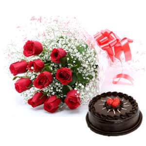 send flowers and gifts online -compact combo